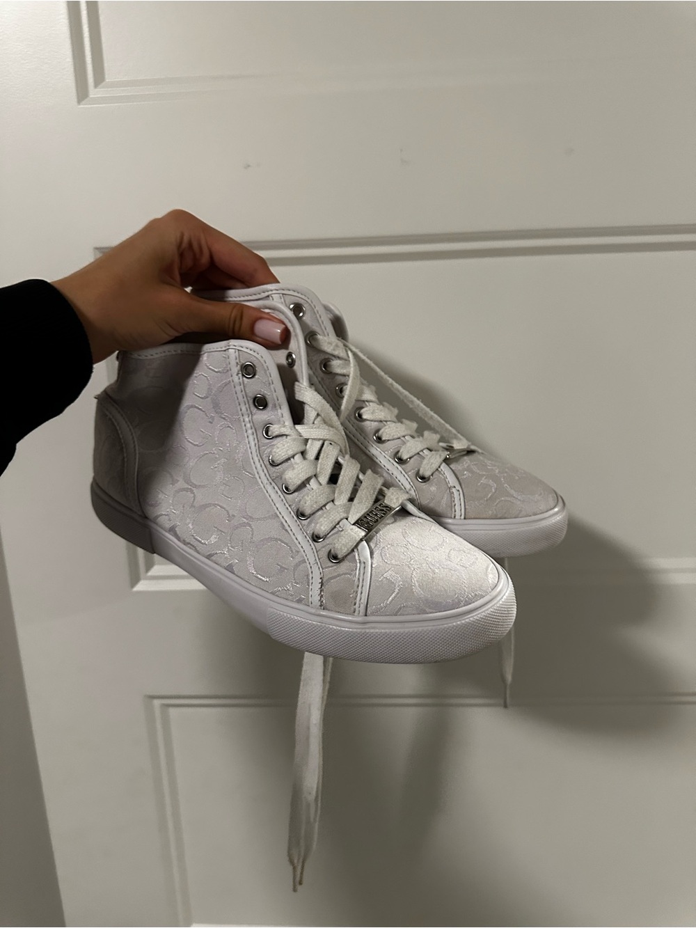 Guess Women's High-Top Sneakers in White